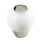 ZSPEC Shift Knob, M8-1.25, Delrin & Stainless, 6-Speed Shift Pattern Coin