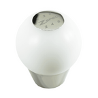 ZSPEC Shift Knob, M8-1.25, Delrin & Stainless, 6-Speed Shift Pattern Coin