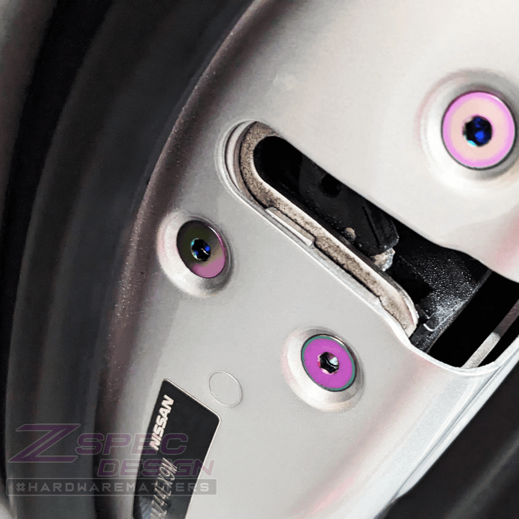 ZSPEC Dress Up Bolts® Fastener Kit, Door Jams Area for Nissan Z34 370z, Titanium