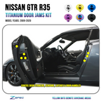 ZSPEC Door Jams Area Dress Up Bolts® Fastener Kit for '09-23 Nissan GTR (R35), Titanium