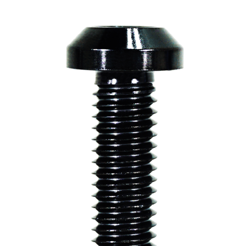 ZSPEC M8-1.25x16mm Dress Up Bolts® Fastener, Angled Head, Titanium Grade-5, Per Each