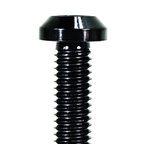 ZSPEC M10-1.25x30mm Dress Up Bolts® Fastener, Titanium GR5, Angled Head, Per Each