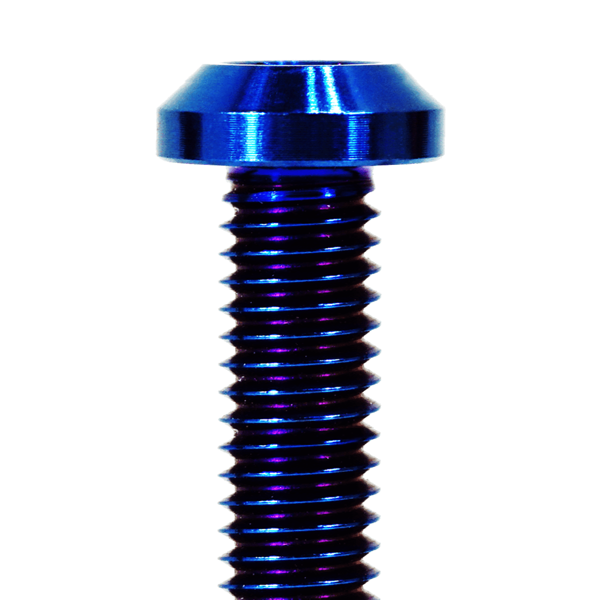 ZSPEC M8-1.25x45mm Dress Up Bolt® Fastener, Angled Head, Titanium Grade-5, Per Each