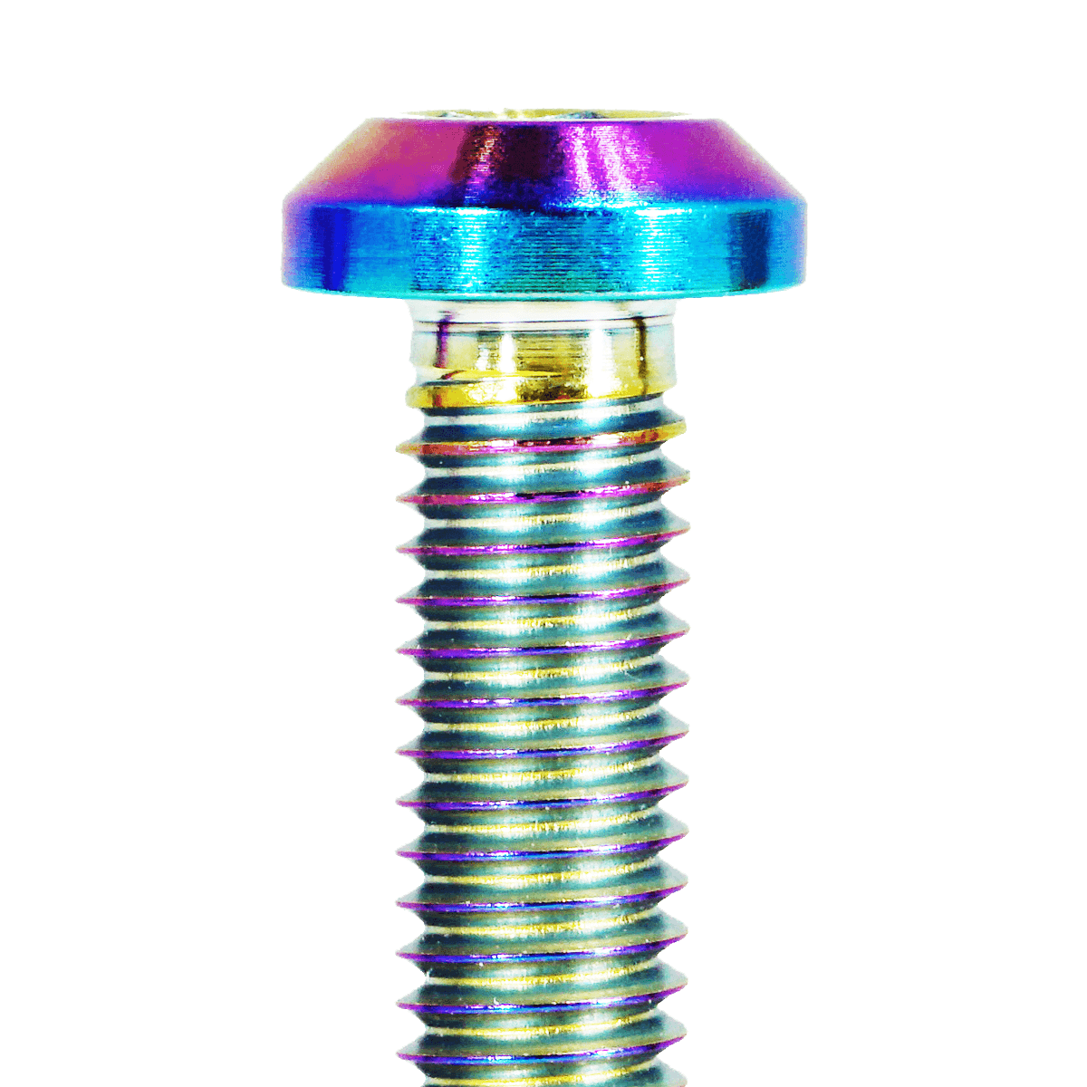 ZSPEC M6-1.0x30mm Dress Up Bolt® Fastener, Angled Head, Titanium Grade-5, Per Each