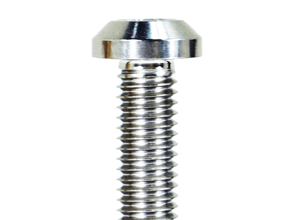 ZSPEC M8-1.25x35mm Dress Up Bolt® Fastener, Angled Head, Titanium Grade-5, Per Each