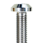 ZSPEC M8-1.25x45mm Dress Up Bolt® Fastener, Angled Head, Titanium Grade-5, Per Each