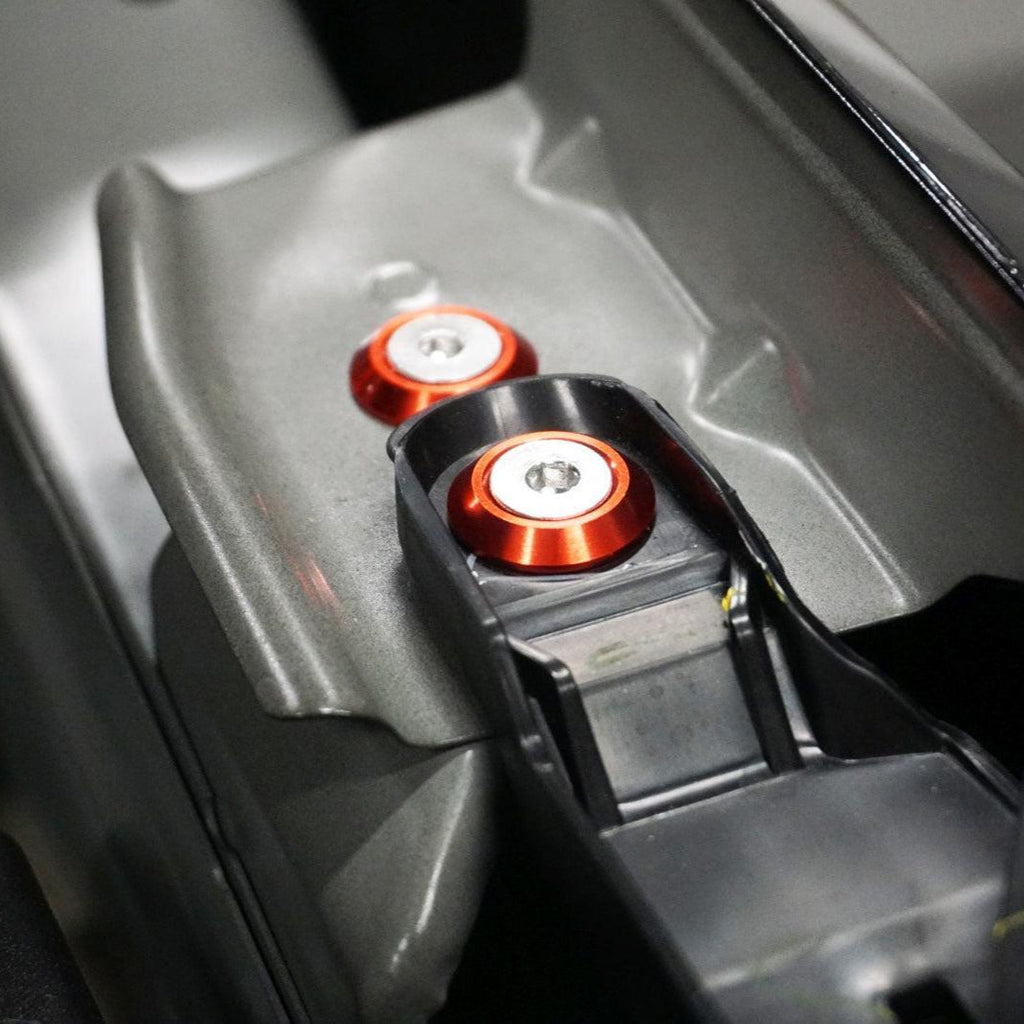 ZSPEC "Stage 1" Dress Up Bolts® Fastener Kit for '23+ Mitsubishi Mirage, Stainless & Billet