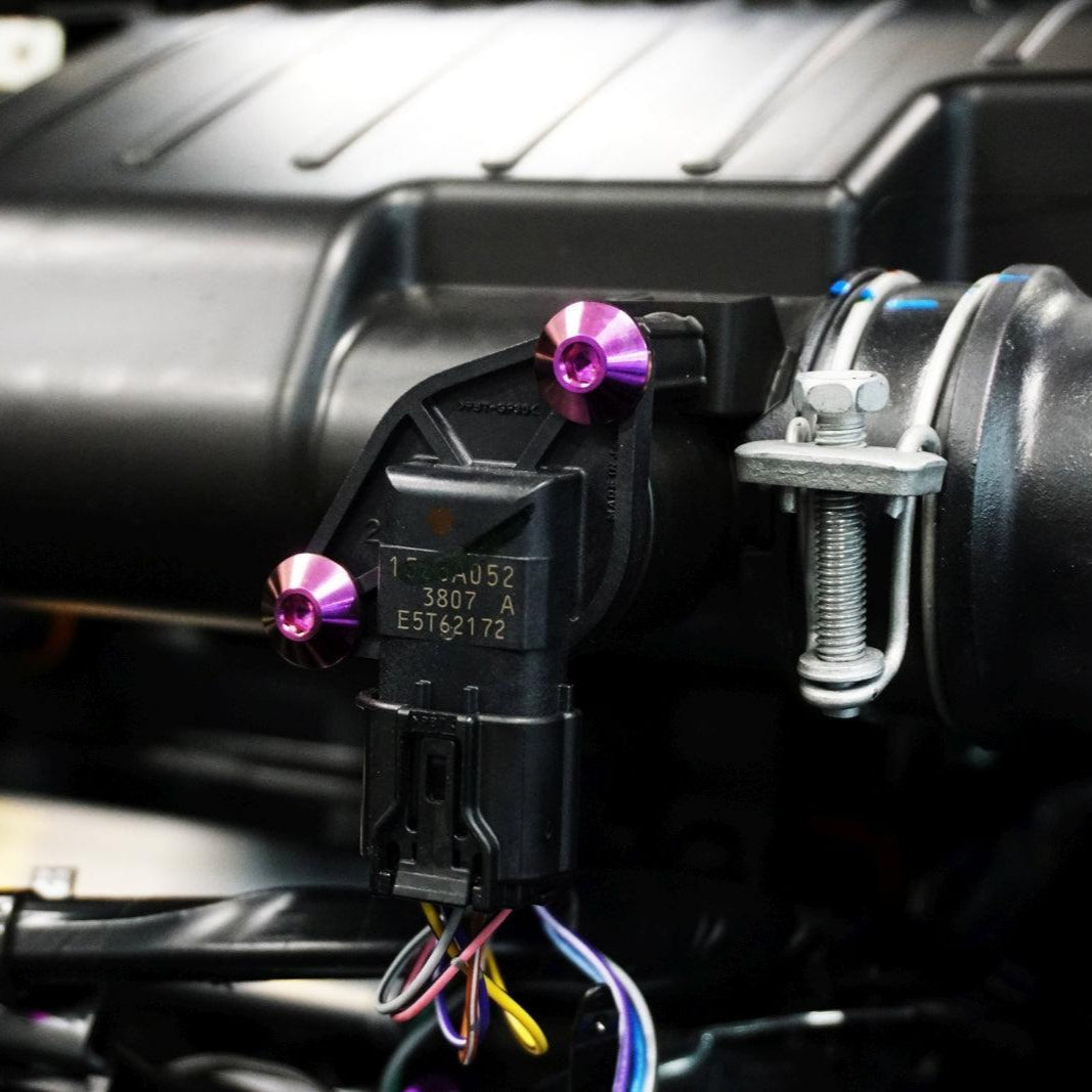 ZSPEC "Stage 3" Dress Up Bolts® Fastener Kit for '23+ Mitsubishi Mirage, Titanium