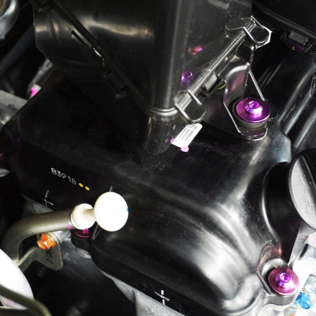 ZSPEC "Stage 3" Dress Up Bolts® Fastener Kit for '23+ Mitsubishi Mirage, Titanium