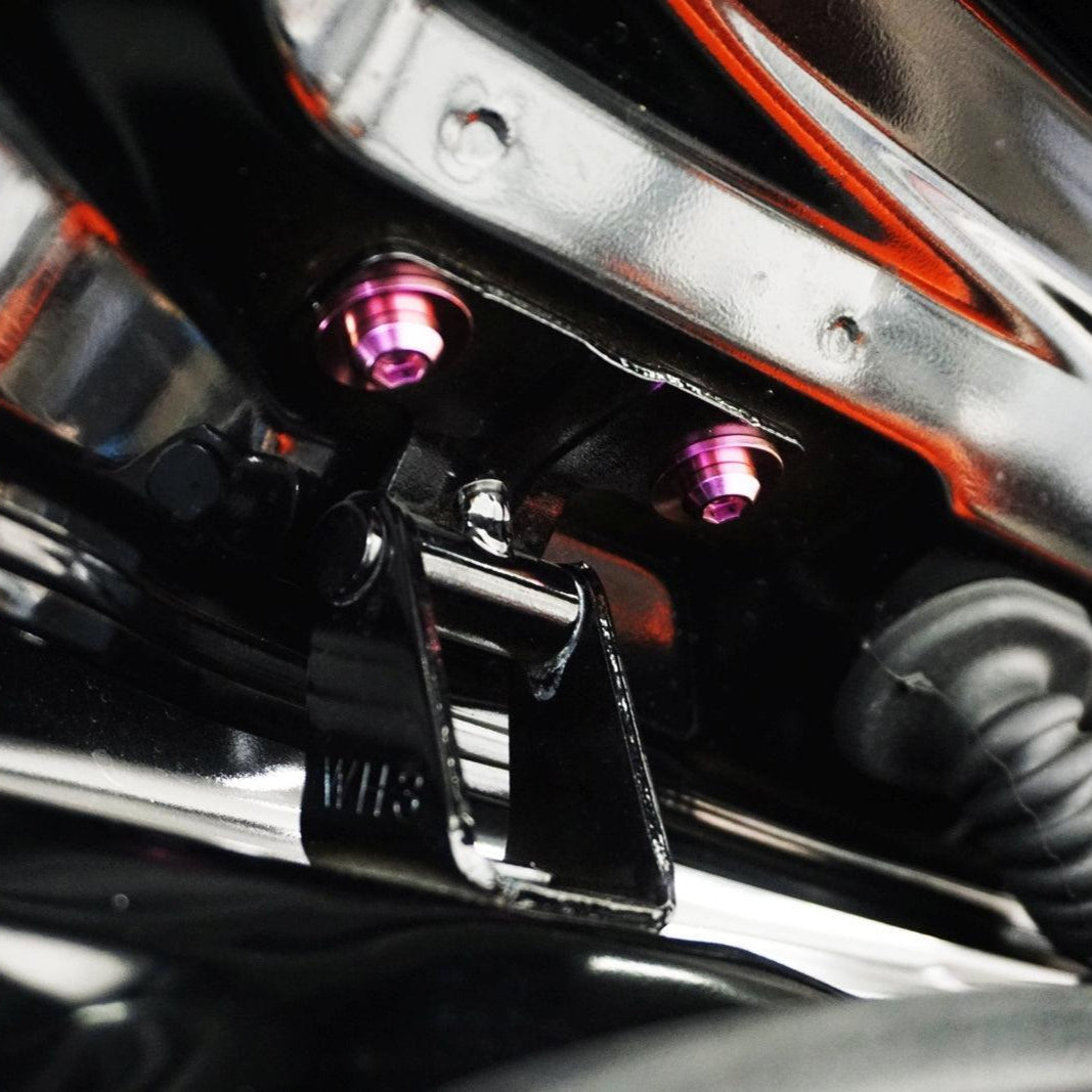 ZSPEC "Stage 3" Dress Up Bolts® Fastener Kit for '23+ Mitsubishi Mirage, Titanium