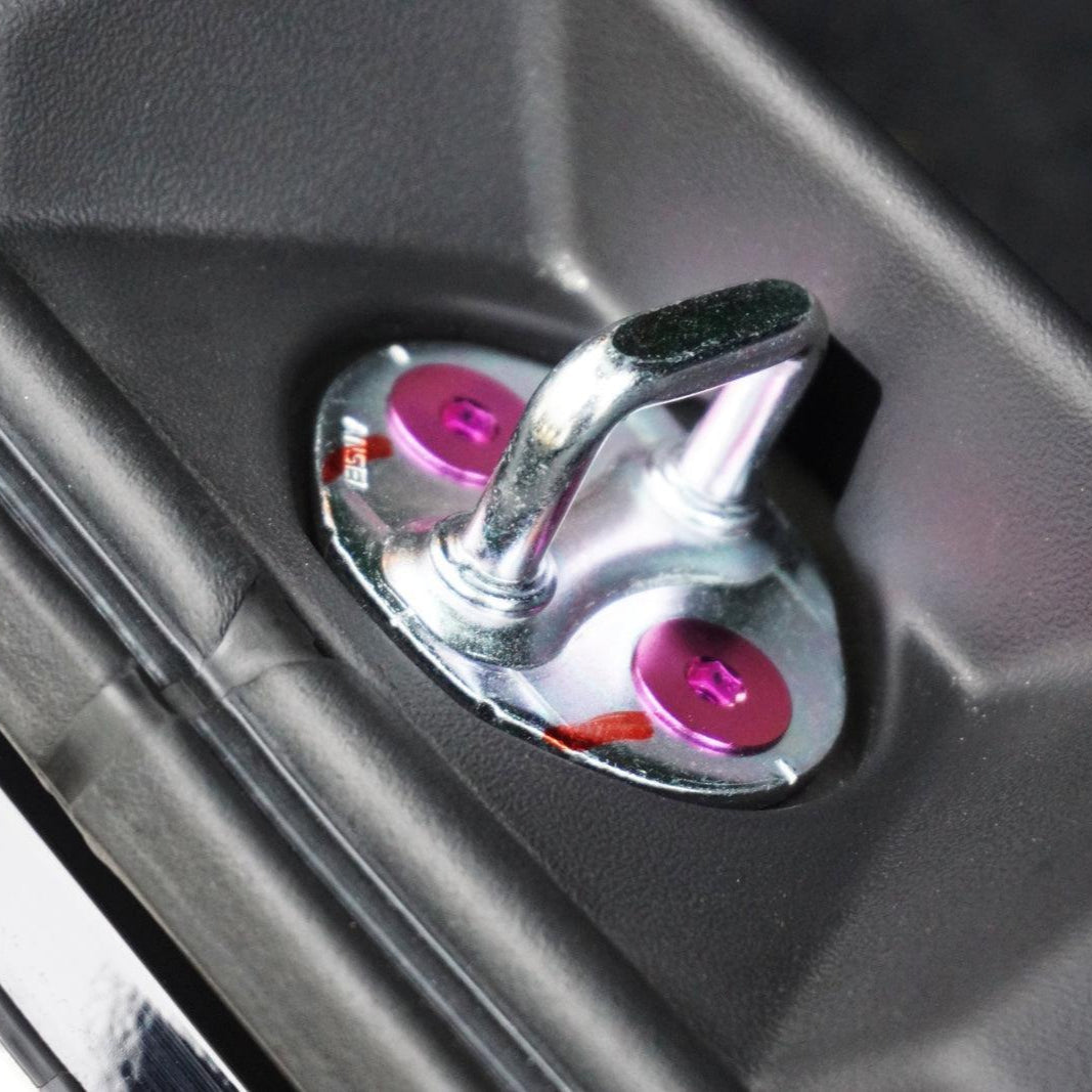 ZSPEC "Door Jams & Trunk-Area" Dress Up Bolts® Fastener Kit for '23+ Mitsubishi Mirage, Titanium