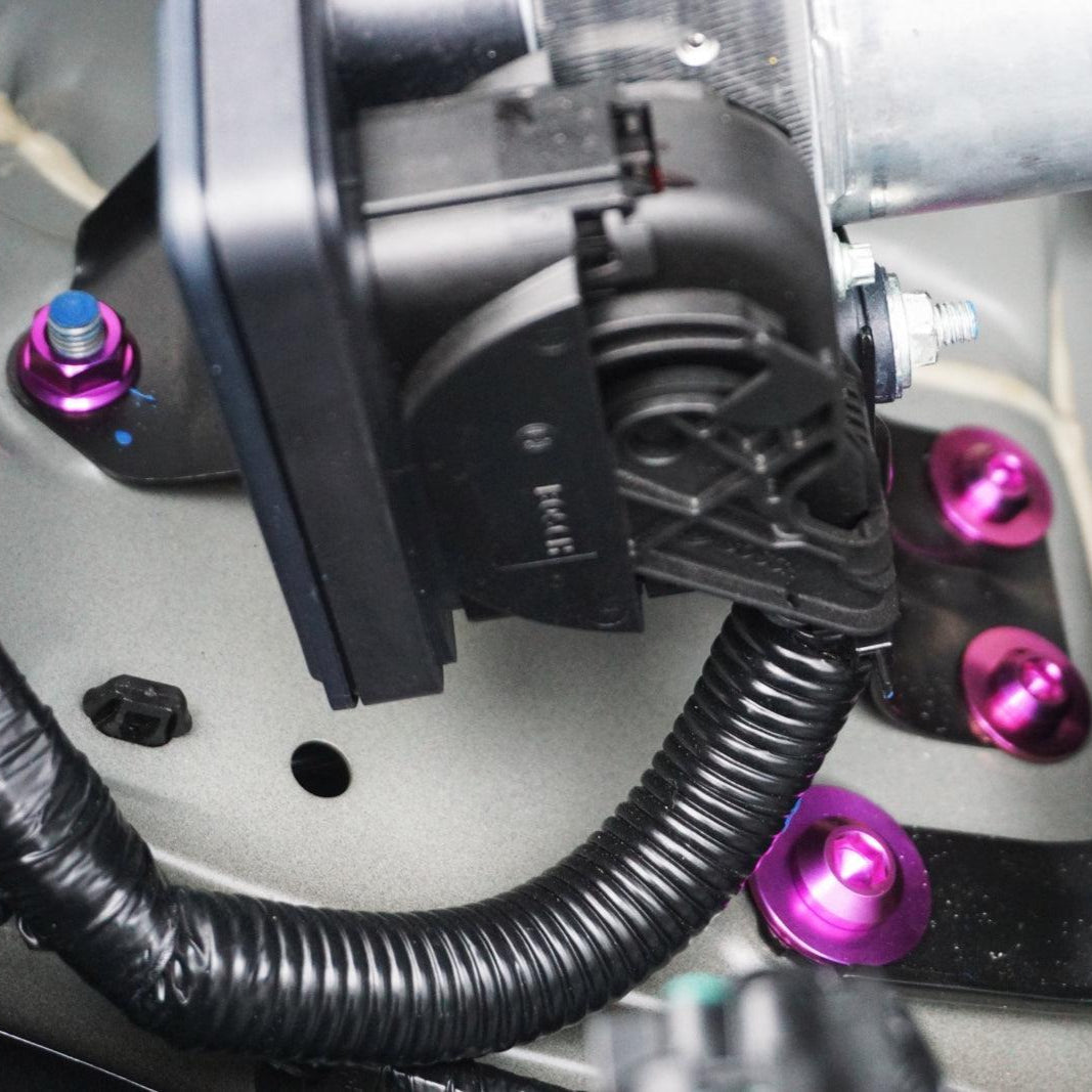 ZSPEC "Stage 3" Dress Up Bolts® Fastener Kit for '23+ Mitsubishi Mirage, Titanium