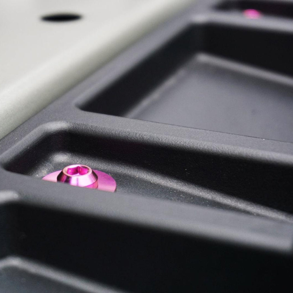 ZSPEC "Stage 3" Dress Up Bolts® Fastener Kit for '23+ Mitsubishi Mirage, Titanium