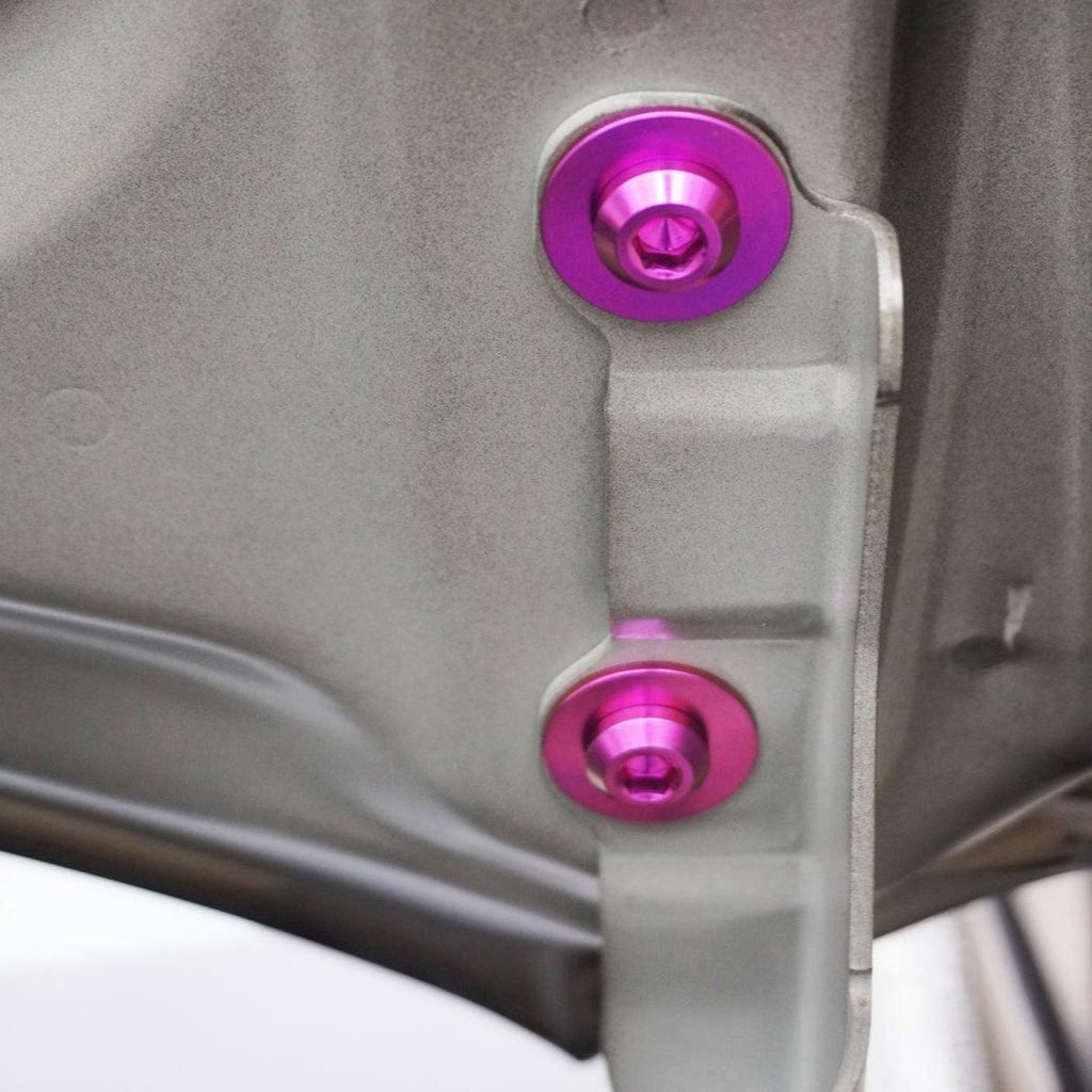 ZSPEC "Stage 3" Dress Up Bolts® Fastener Kit for '23+ Mitsubishi Mirage, Titanium