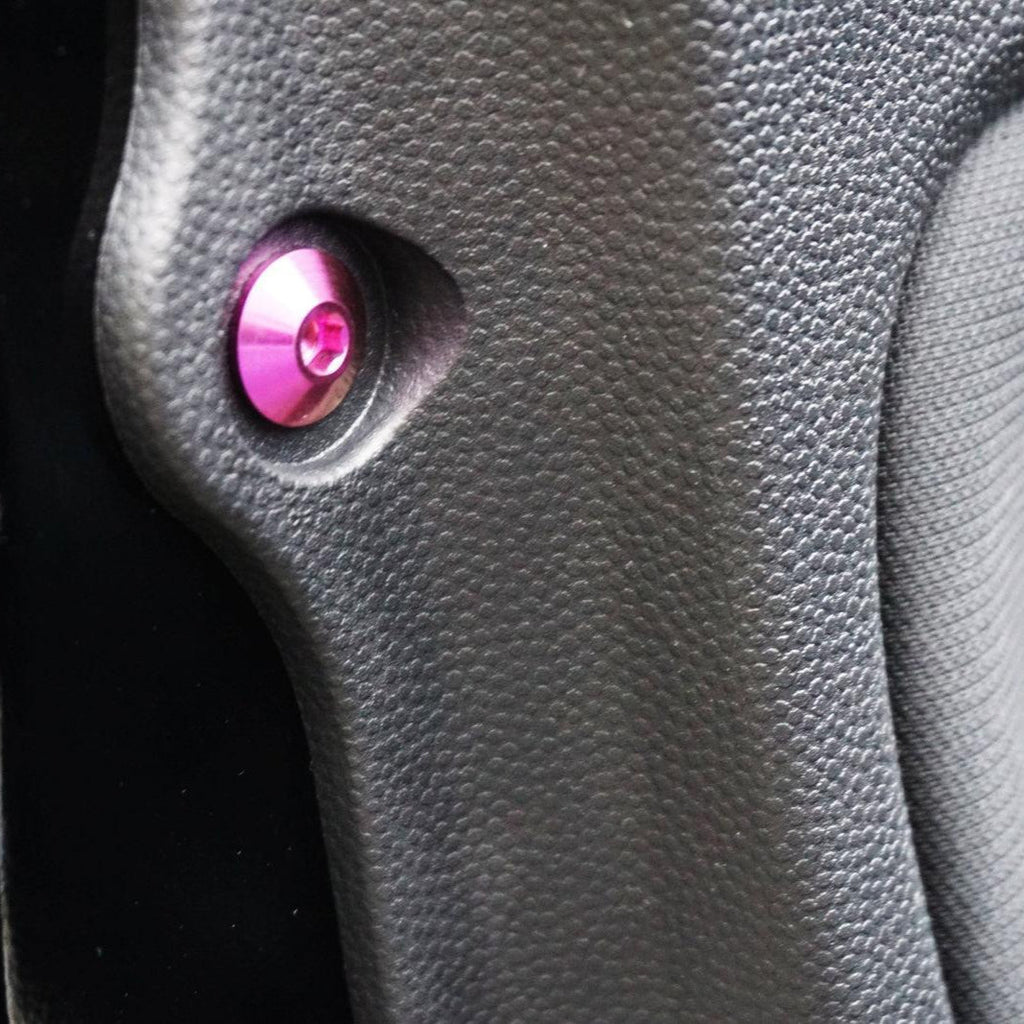 ZSPEC "Door Jams & Trunk-Area" Dress Up Bolts® Fastener Kit for '23+ Mitsubishi Mirage, Titanium