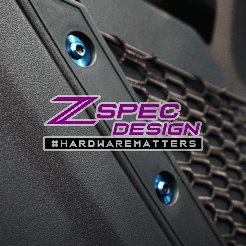 ZSPEC "Stage 3" Dress Up Bolts® Fastener Kit for 21+ Ford Bronco 2.7L, Titanium & Billet