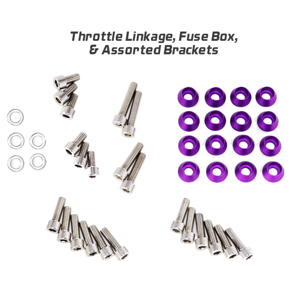 ZSPEC "Stage 3" Dress Up Bolts® Kit for Nissan Skyline GT-R/GTR R32/R33/R34, Stainless & Billet