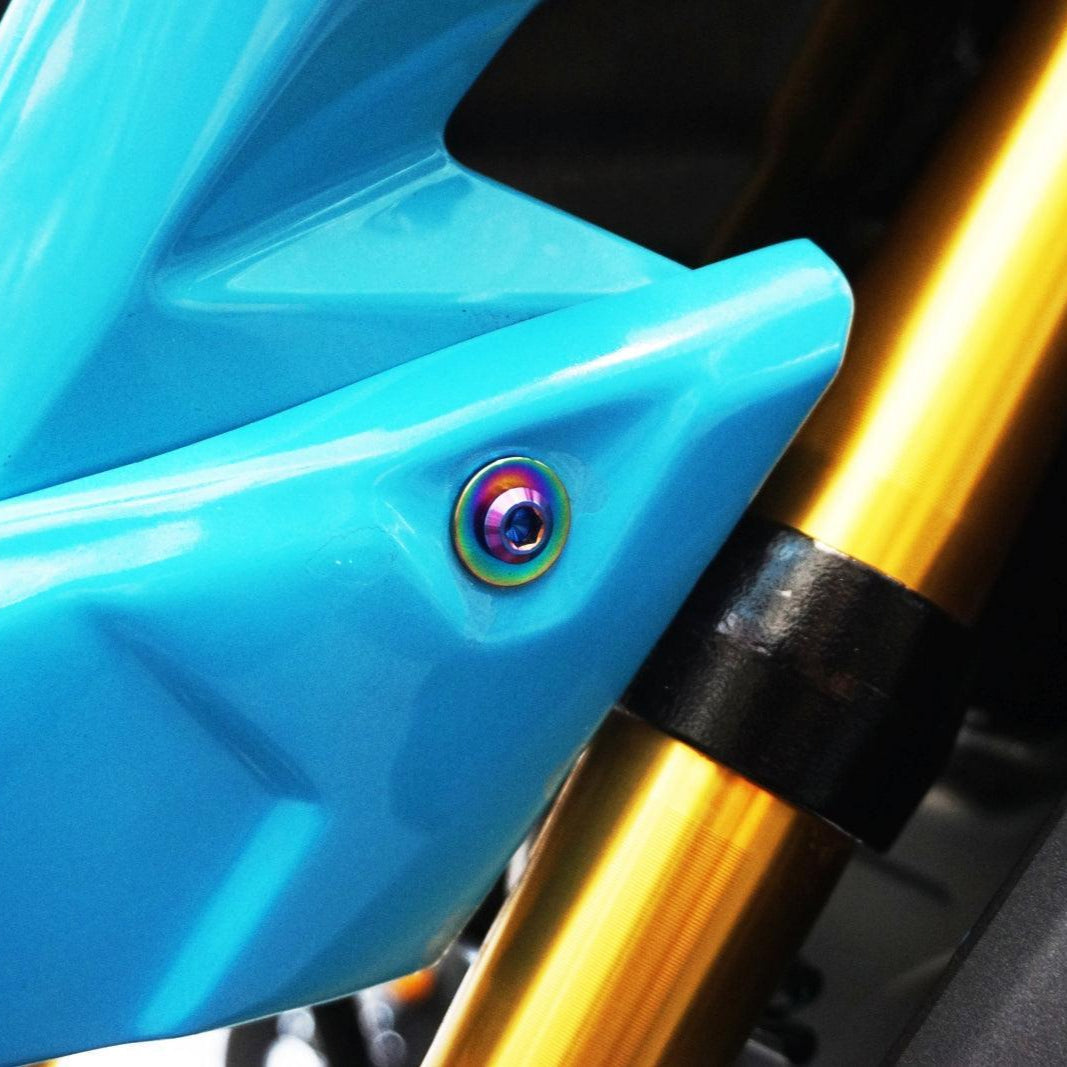 ZSPEC Dress-Up Bolts® Hardware Kit for the pre-2020 Honda Grom Platform, Titanium