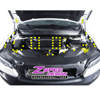 ZSPEC "Stage 2" Dress Up Bolts® Fastener Kit for '14-20 Jeep Cherokee w/V6, Stainless & Billet