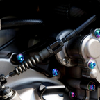 ZSPEC Titanium Dress Up Bolts® Fastener Kit for the Kawasaki Ninja 636 ZX6R