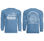 ZSPEC Long-Sleeve Cotton T-Shirt, Light Blue