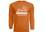 ZSPEC Long-Sleeve Cotton T-Shirt, Burnt Orange