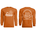 ZSPEC Long-Sleeve Cotton T-Shirt, Burnt Orange