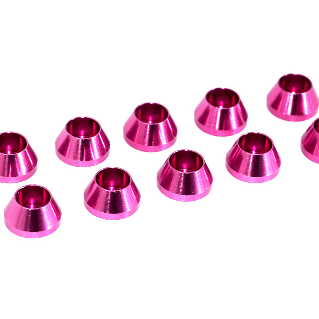 ZSPEC M3 Angled Cup Finish Washers for SHSC Socket-Cap Fasteners, 10-Pack