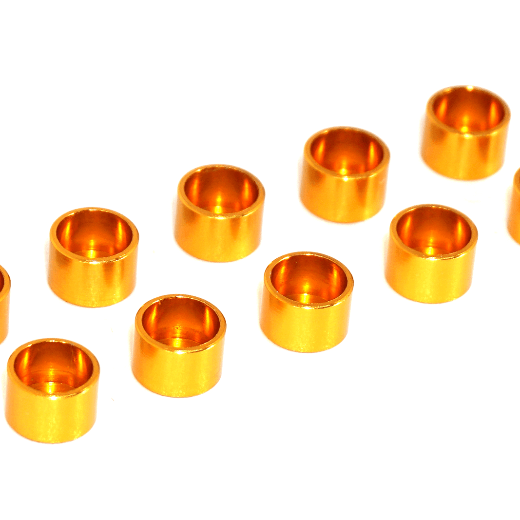 ZSPEC M3 Straight Cup Finish Washers for M3 SHSC Socket-Cap Fasteners, Billet, 10-Pack
