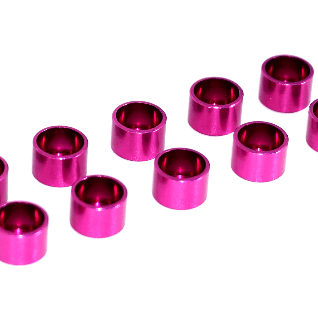 ZSPEC M3 Straight Cup Finish Washers for M3 SHSC Socket-Cap Fasteners, Billet, 10-Pack