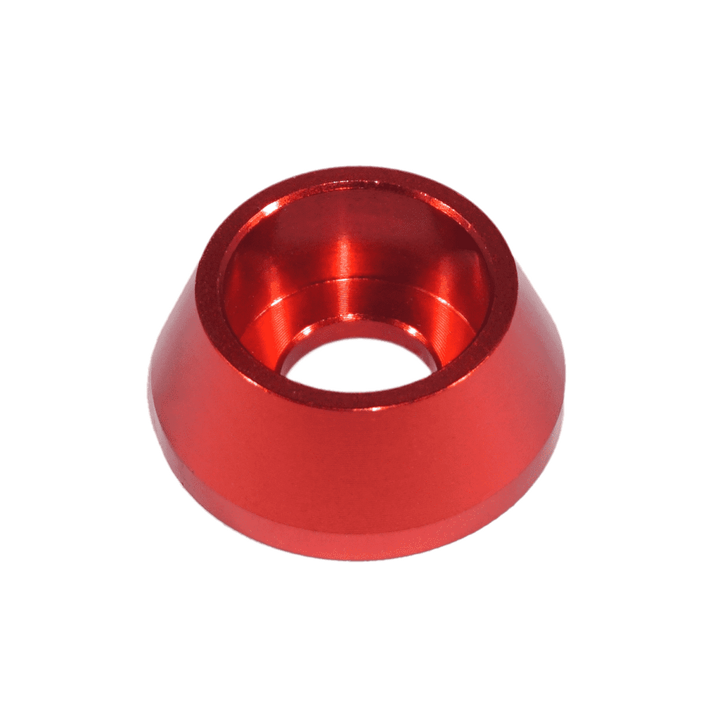 ZSPEC M5 Billet Angled Cup Finish Washers for SHSC Socket-Cap Fasteners, Billet, 10-Pack