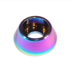 ZSPEC M5 Billet Angled Cup Finish Washers for SHSC Socket-Cap Fasteners, Billet, 10-Pack