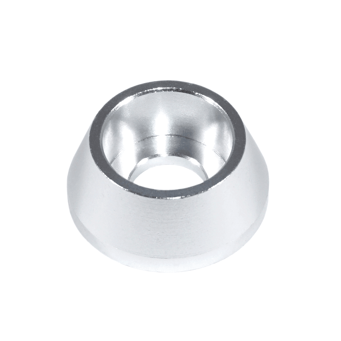 ZSPEC M5 Billet Angled Cup Finish Washers for SHSC Socket-Cap Fasteners, Billet, 10-Pack