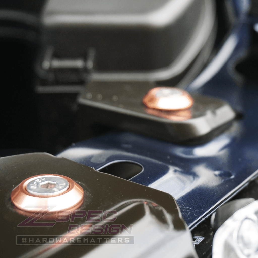 ZSPEC "Stage 3" Dress Up Bolts® Fastener Kit for '14-17 Mazda3 2.0L, Stainless & Billet