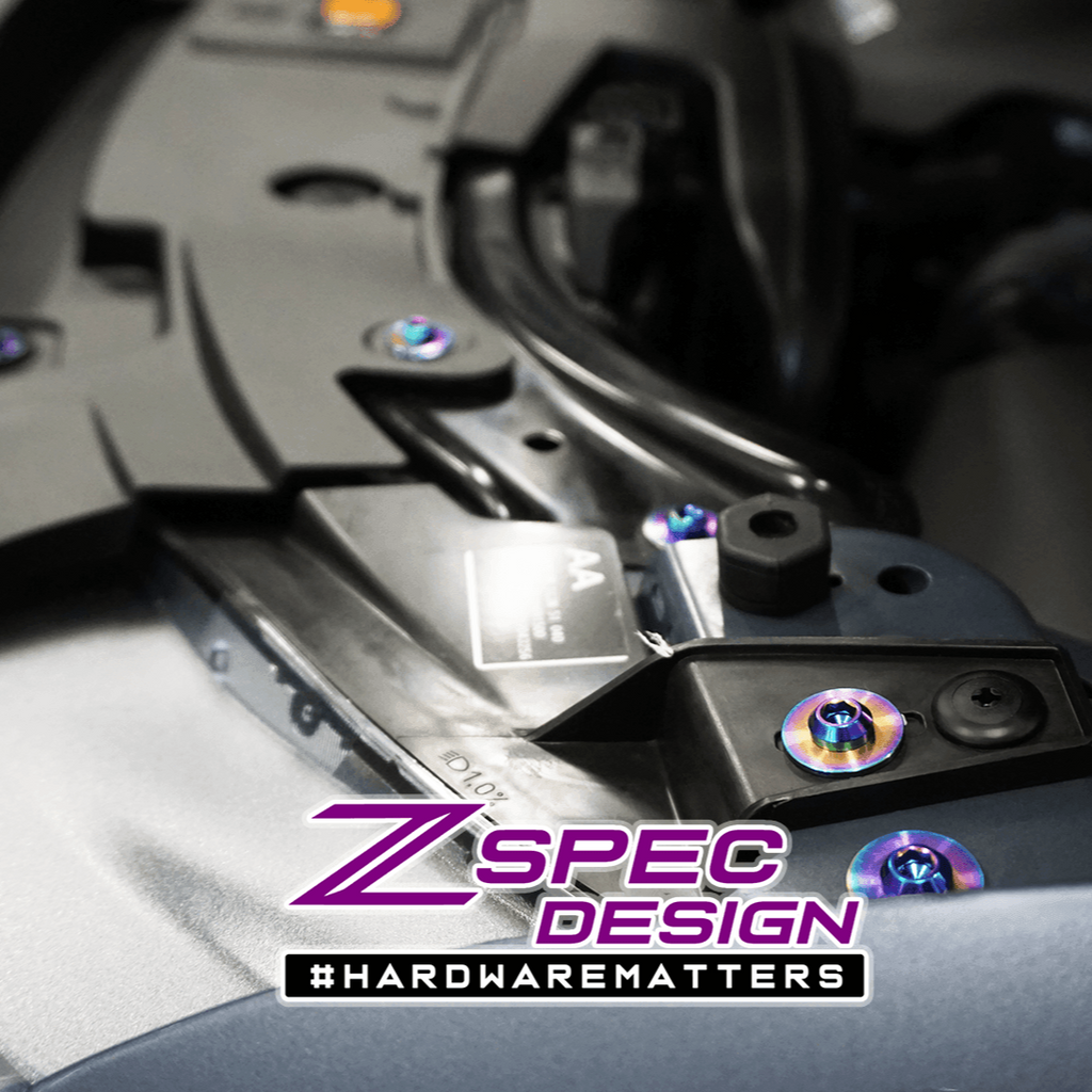ZSPEC "Stage 1" Dress Up Bolts® Fastener Kit for '17-23 Mazda CX-5, Titanium