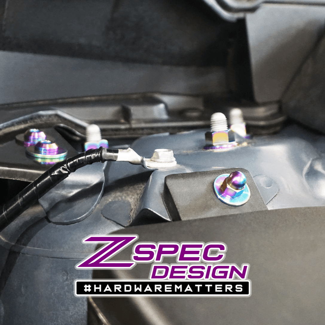 ZSPEC "Stage 1" Dress Up Bolts® Fastener Kit for '17-23 Mazda CX-5, Titanium