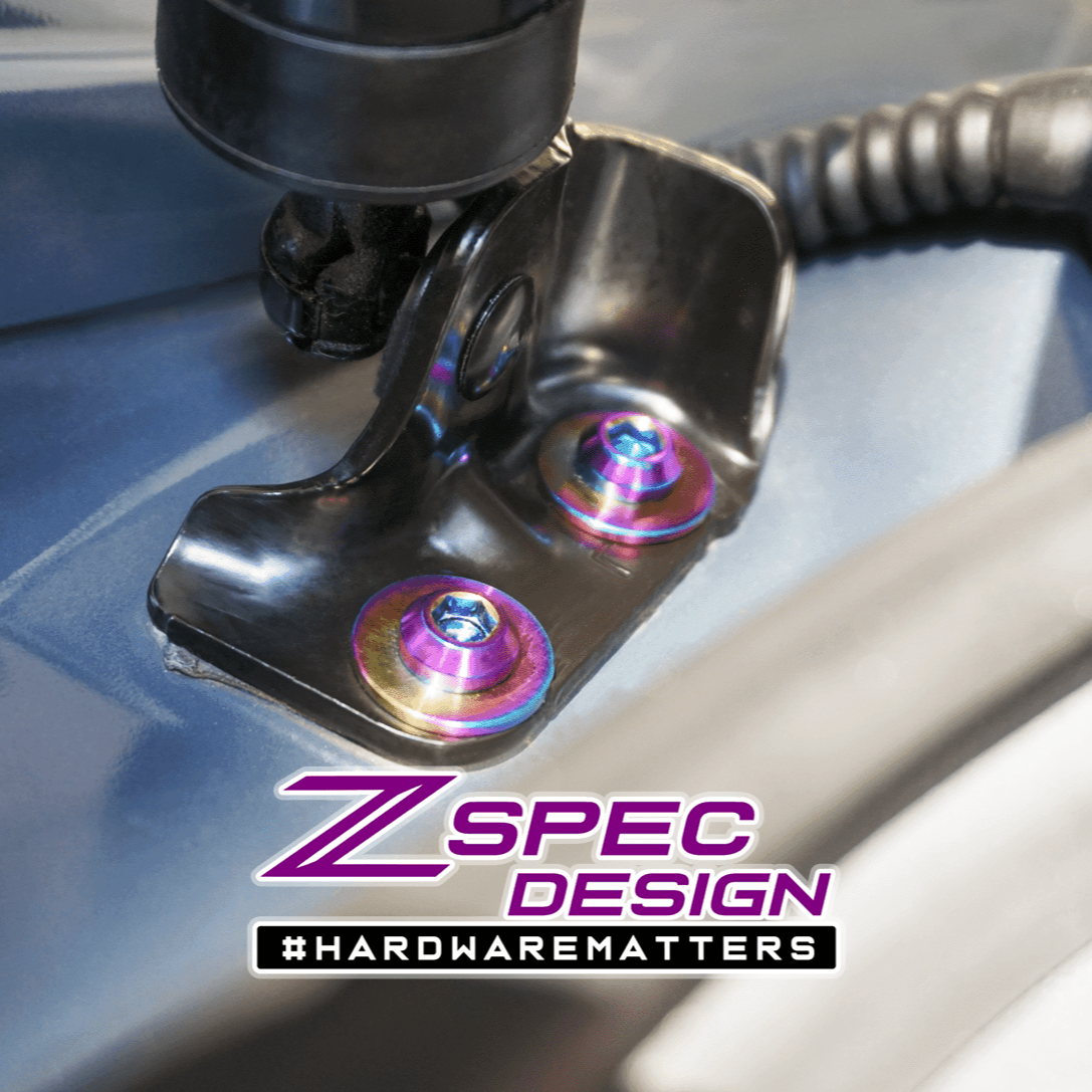 ZSPEC Dress Up Bolts® Trunk/Hatch Lift-Gate Fasteners for Mazda CX-3/CX-5/CX-9, Titanium