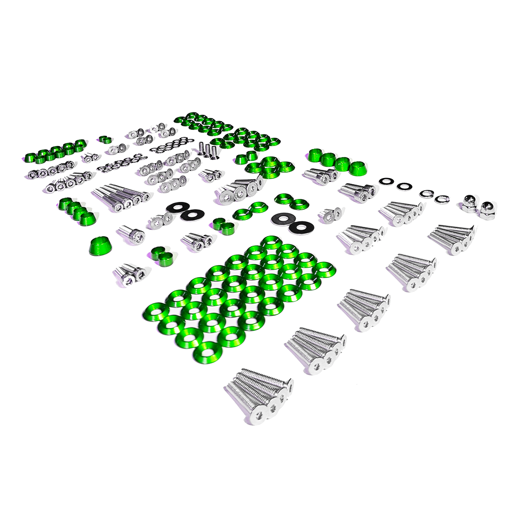ZSPEC "Stage 3" Dress Up Bolts® Fastener Kit for 11-14 Ford Mustang 3.7L S197, Stainless & Billet