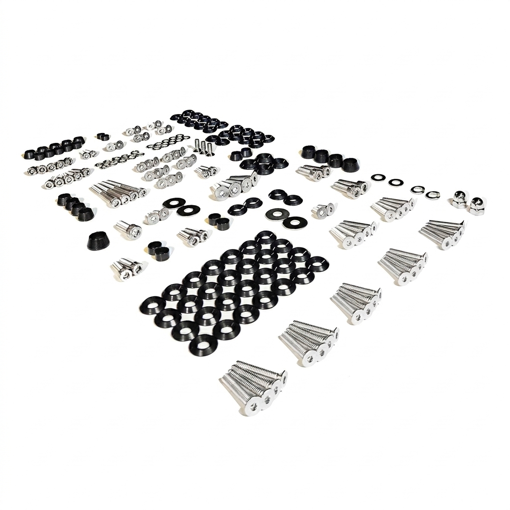 ZSPEC "Stage 3" Dress Up Bolts® Fastener Kit for 11-14 Ford Mustang 3.7L S197, Stainless & Billet