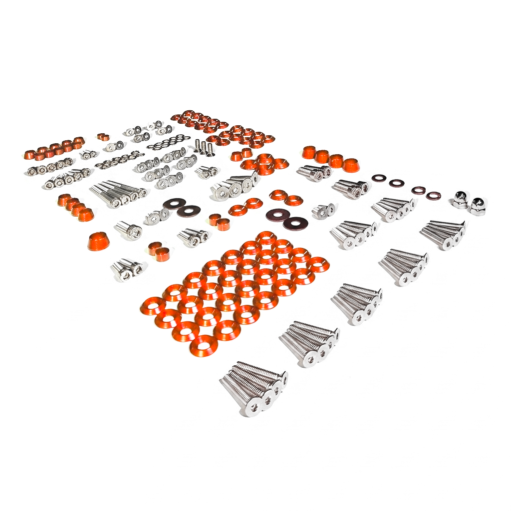 ZSPEC "Stage 3" Dress Up Bolts® Fastener Kit for 11-14 Ford Mustang 3.7L S197, Stainless & Billet