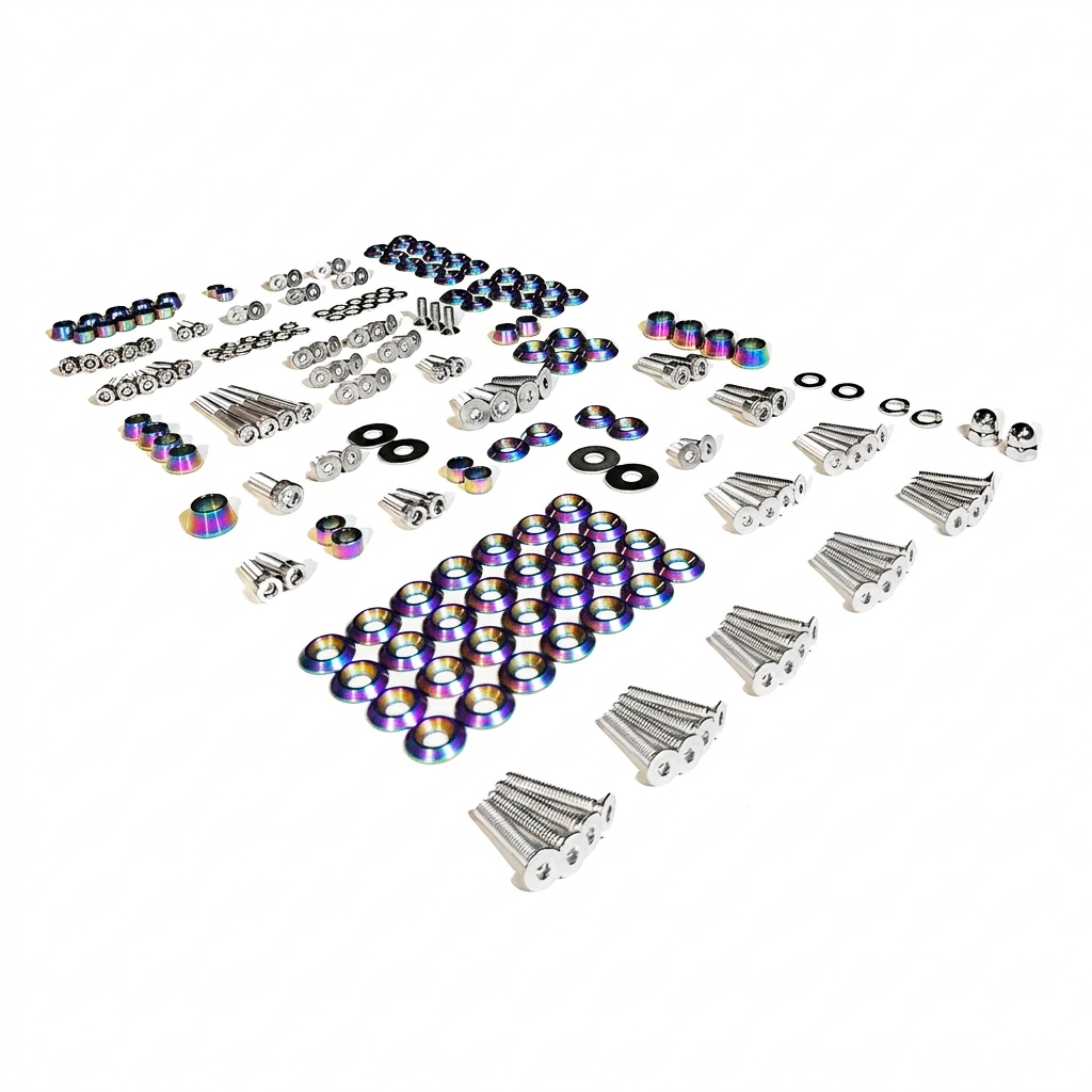 ZSPEC "Stage 3" Dress Up Bolts® Fastener Kit for 11-14 Ford Mustang 3.7L S197, Stainless & Billet