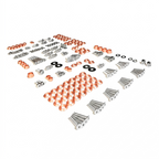 ZSPEC "Stage 3" Dress Up Bolts® Fastener Kit for 11-14 Ford Mustang 3.7L S197, Stainless & Billet