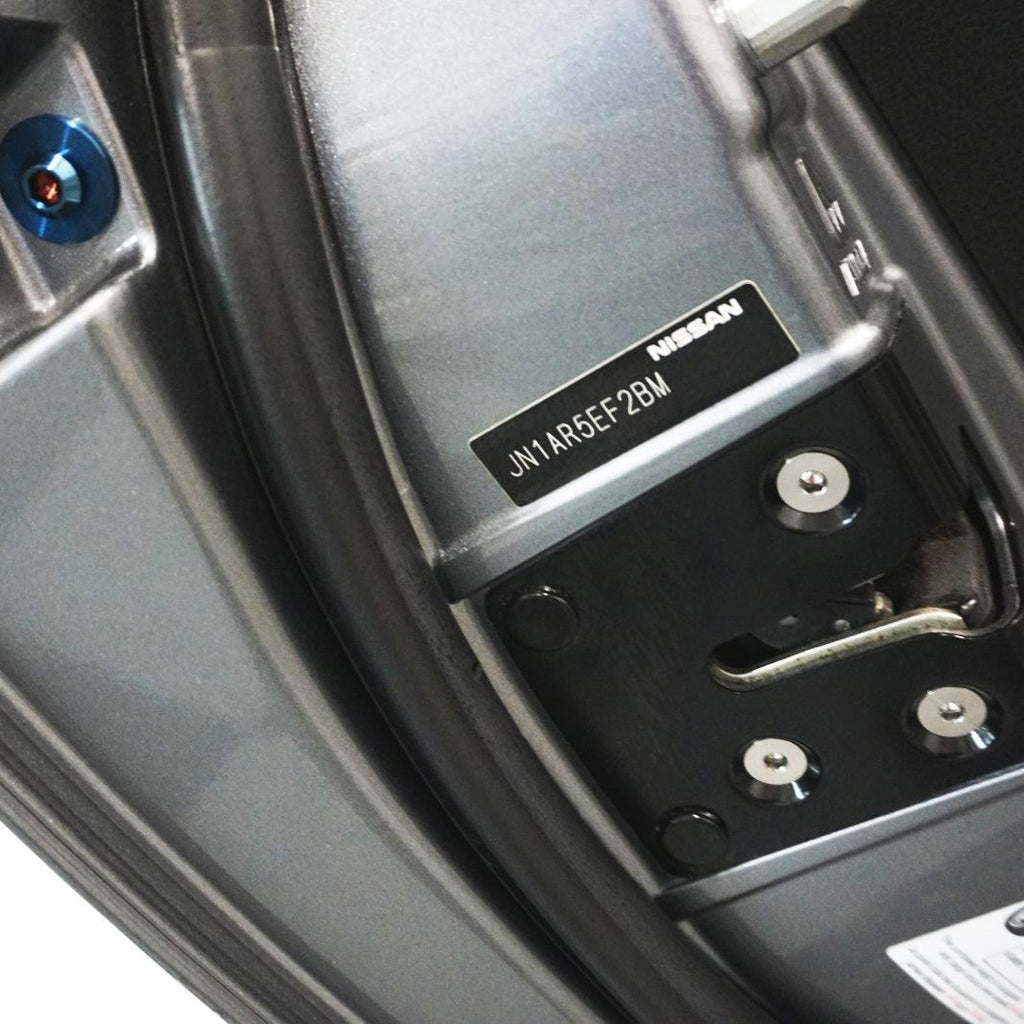 ZSPEC Door Jams Area Dress Up Bolts® Fastener Kit for '09-23 Nissan GTR (R35), Titanium