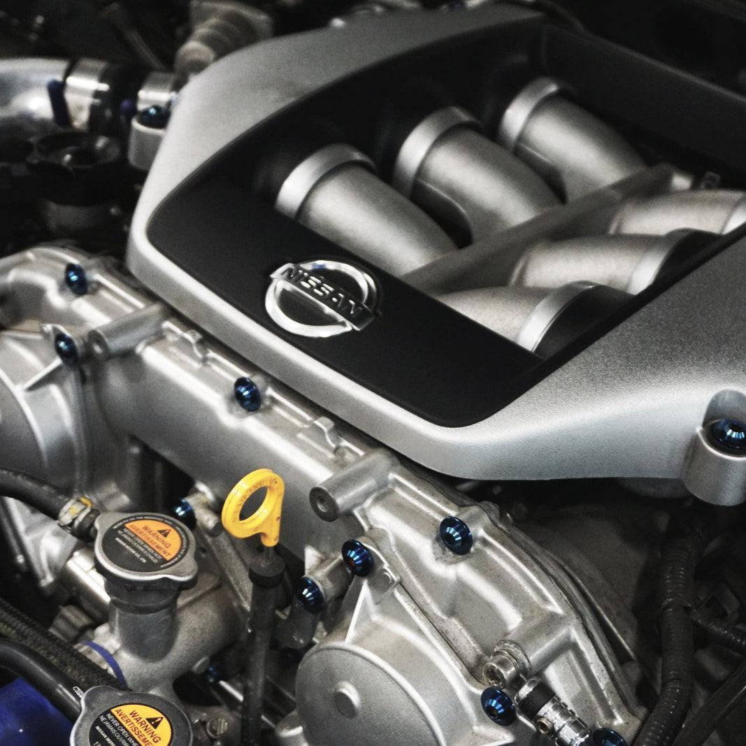 ZSPEC "Stage 2" Dress Up Bolts® Fastener Kit for '09-23 Nissan GTR (R35), Titanium