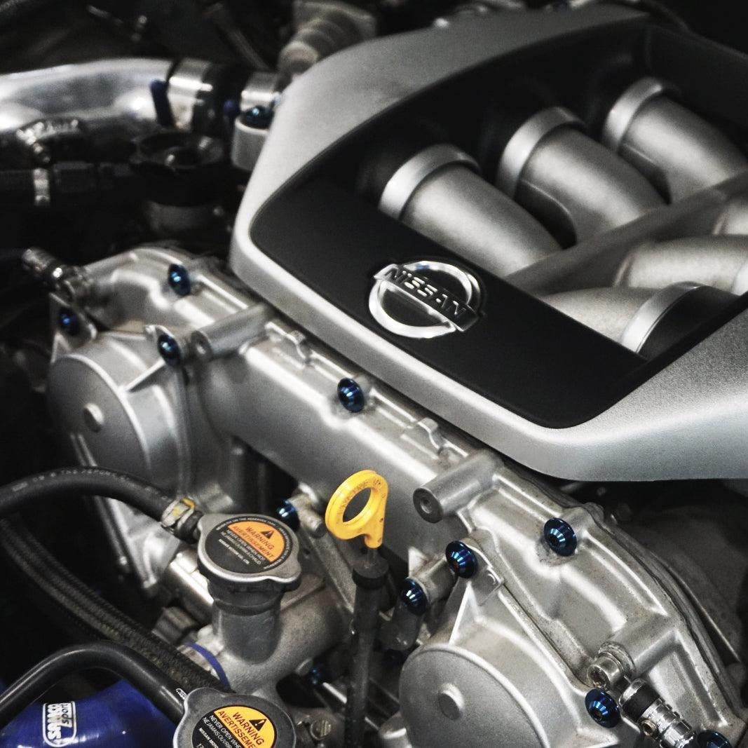 ZSPEC "Stage 3" Dress Up Bolts® Fastener Kit for '09-23 Nissan GTR (R35), Titanium