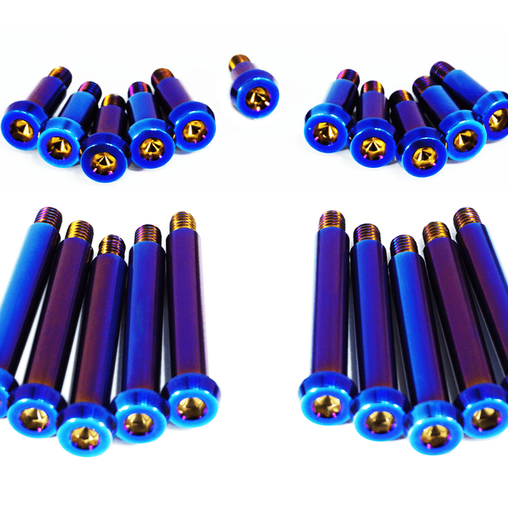 ZSPEC Shoulder-Bolt Timing Covers Fasteners w/ Bushings, Nissan 300zx Z32, Titanium