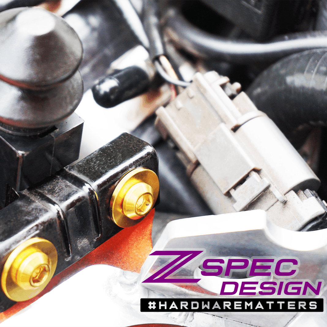 ZSPEC "Stage 2" Dress Up Bolts® Hardware Kit for Nissan 300zx Z32, Titanium
