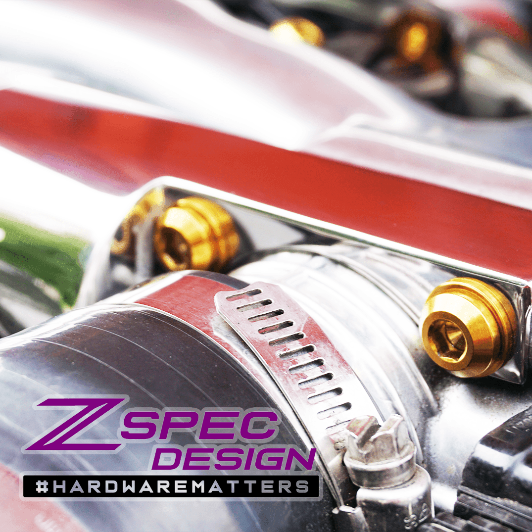ZSPEC "Stage 1" Dress Up Bolts® Hardware Kit for Nissan 300zx Z32, Titanium