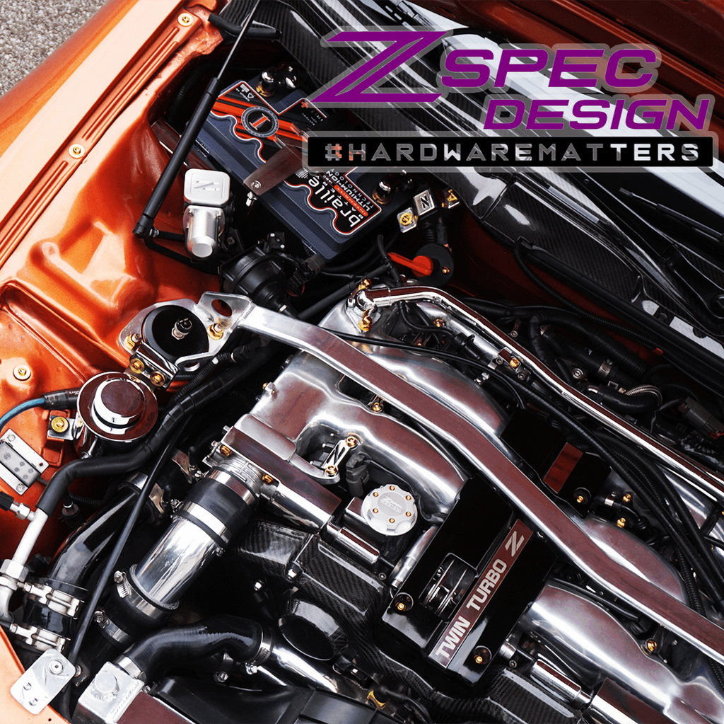 ZSPEC "Stage 1" Dress Up Bolts® Hardware Kit for Nissan 300zx Z32, Titanium
