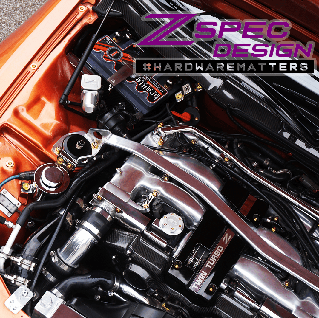 ZSPEC "Stage 1" Dress Up Bolts® Hardware Kit for Nissan 300zx Z32, Titanium